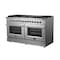 Forno Galiano Gold Professional 60In. Freestanding Dual Fuel Range FFSGS6156-60 - alternate 3